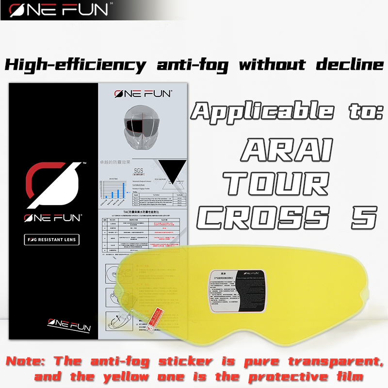 Motorcycle Helmet Anti Fog Pinlock Shield - Visière Anti-buée pour TOUR CROSSV 5,