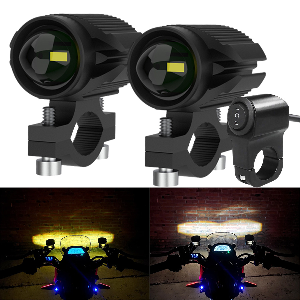 Universal Motorcycle Led Headlight Projector - Feux de sauna à LED supplémentaires