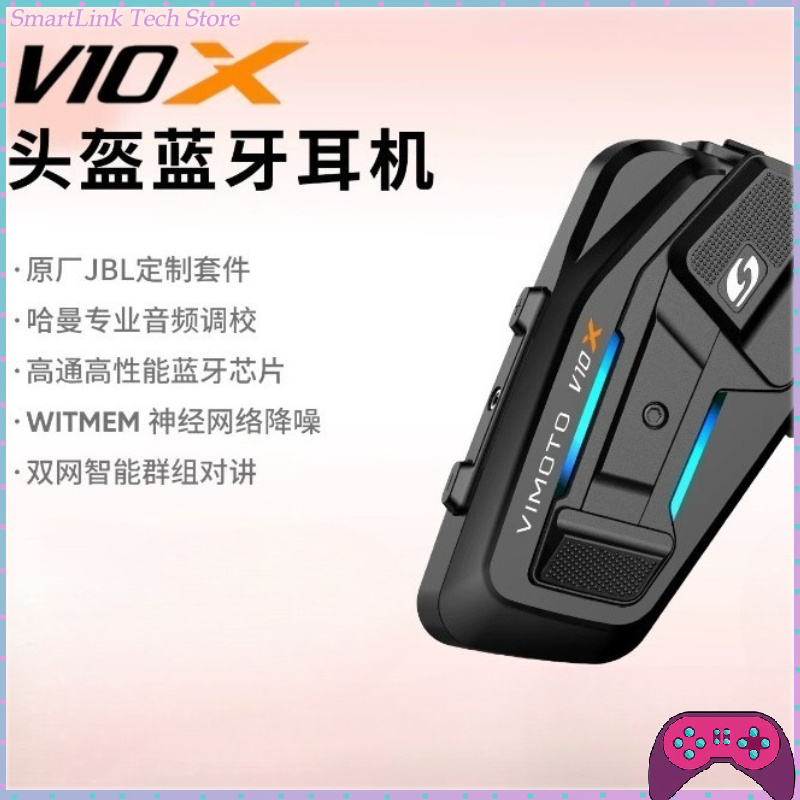 Motorcycle Helmets - Casque VIMAITONG V10X avec écouteurs Bluetooth,
