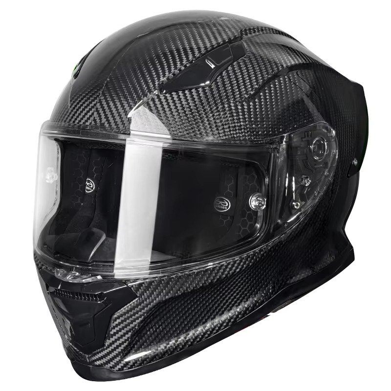Carbon Fiber Lightweight Motorcycle Helmet - Casque de moto Airo DOT léger