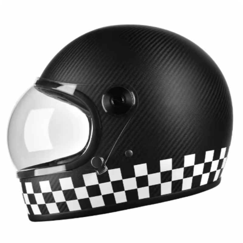 Carbon Fiber Lightweight Motorcycle Helmet - Casque intégral en fibre de carbone
