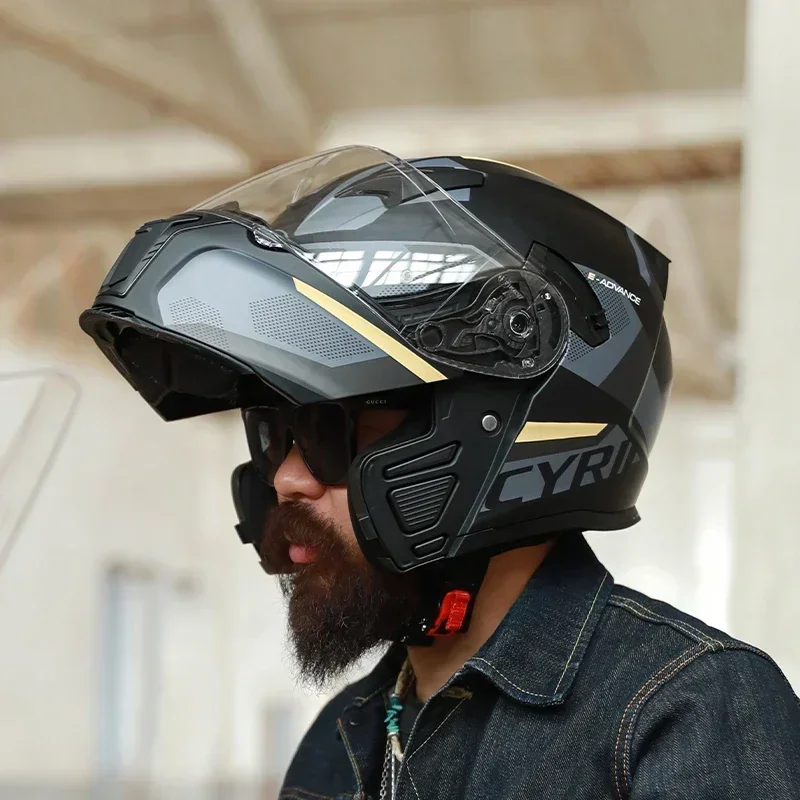 Modular Flip Up Motorcycle Helmet Dot Approved - Casque intégral modulaire à visière relevable