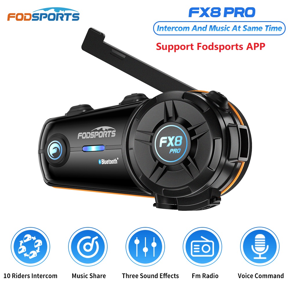 Universal Motorcycle Helmet Intercom Headset - Intercom Bluetooth pour casque de moto