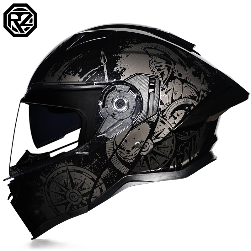 Modular Flip Up Motorcycle Helmet Dot Approved - Casque de moto modulable ORZ-997 avec
