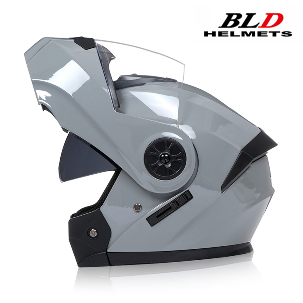 Modular Flip Up Motorcycle Helmet Dot Approved - Casque de moto modulaire à Double