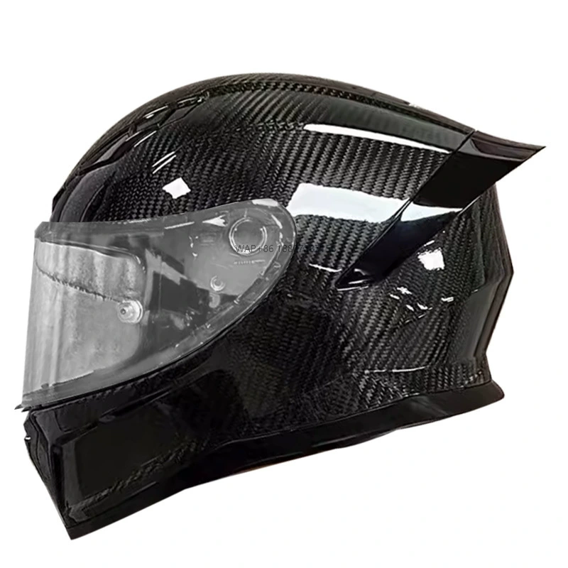 Carbon Fiber Lightweight Motorcycle Helmet - Casque de moto personnalisé en fibre