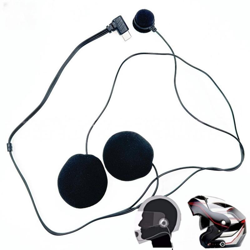 Full Face Motorcycle Helmet With Bluetooth - Casque de moto avec prise type-c