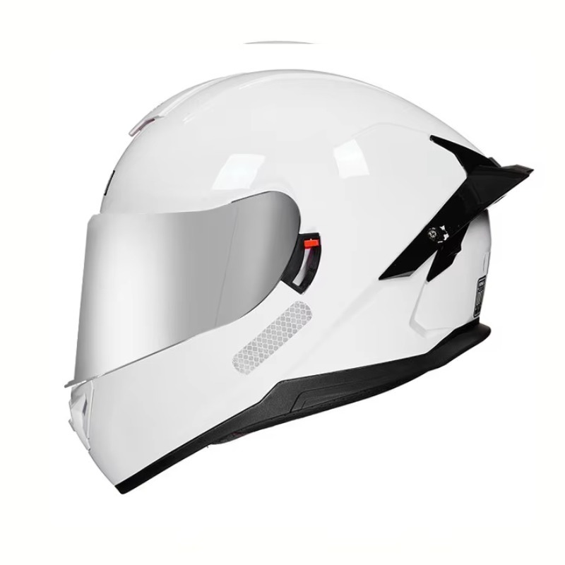 Dual Visor Motorcycle Racing Helmet - Casque intégral Airo pour moto, double