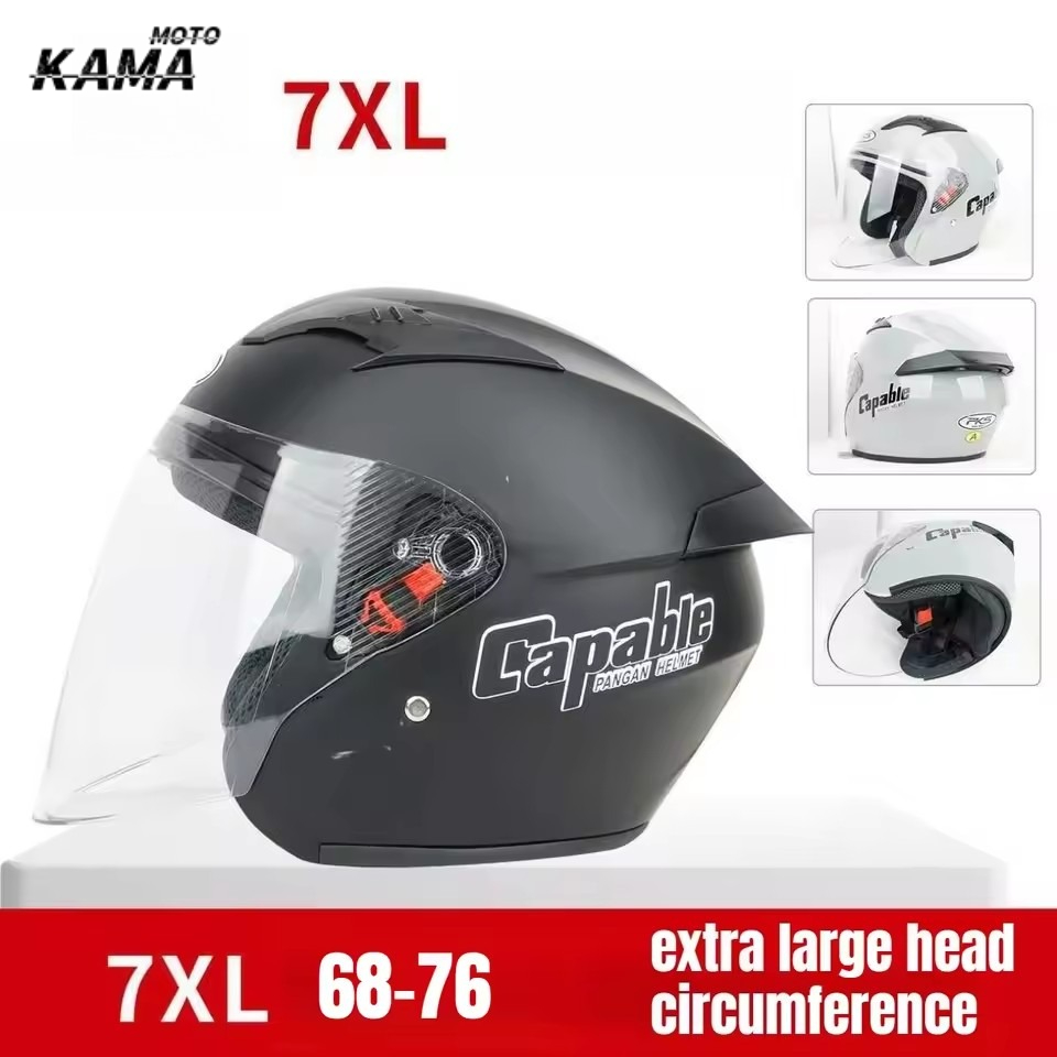 Dual Visor Motorcycle Racing Helmet - Grand casque de moto pour hommes,
