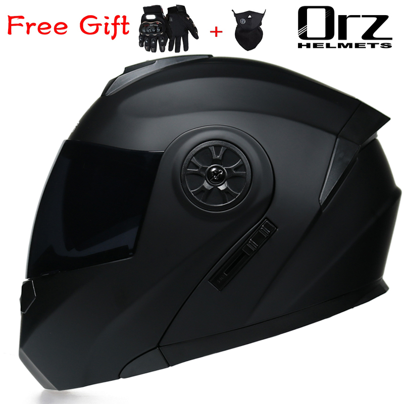 Modular Flip Up Motorcycle Helmet Dot Approved - Casque de moto modulaire ORZ-161 homologué