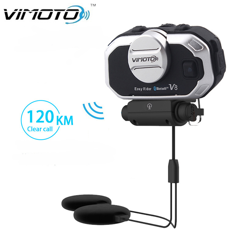 Universal Motorcycle Helmet Intercom Headset - Vimoto V8 casque de moto casque