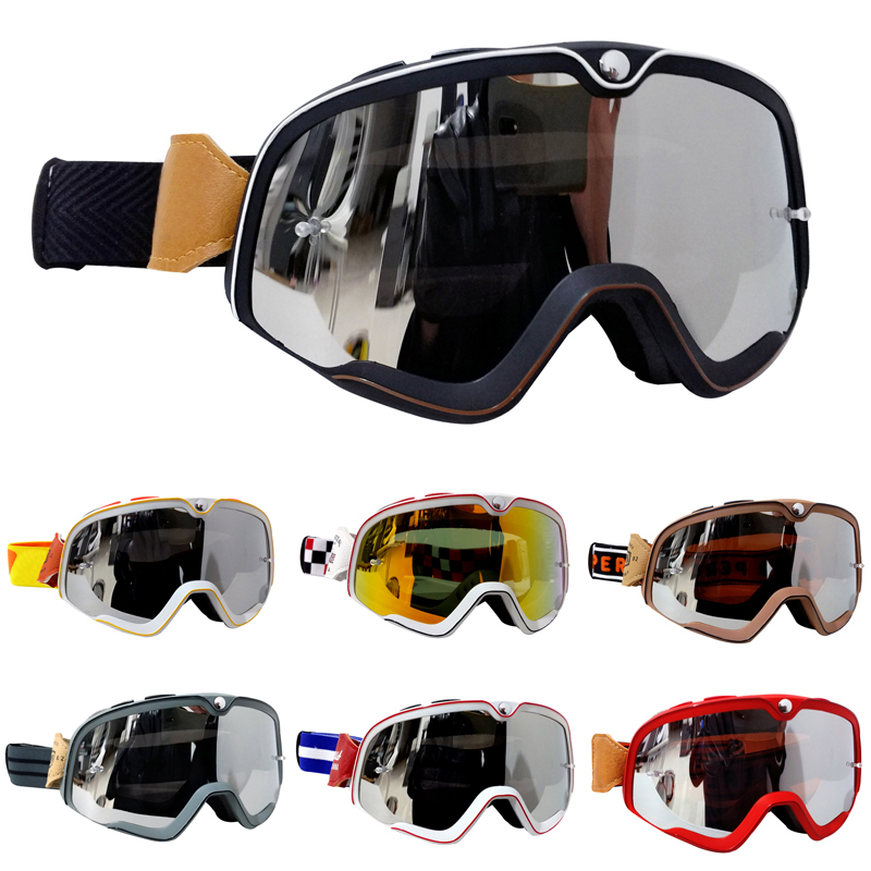 Off Road Motocross Helmet Goggles Set - Lunettes de Motocross rétro MX hors