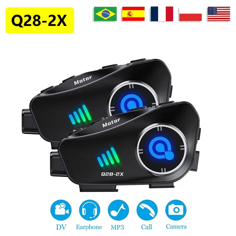 Universal Motorcycle Helmet Intercom Headset - Le nouveau casque de moto Q28-2X