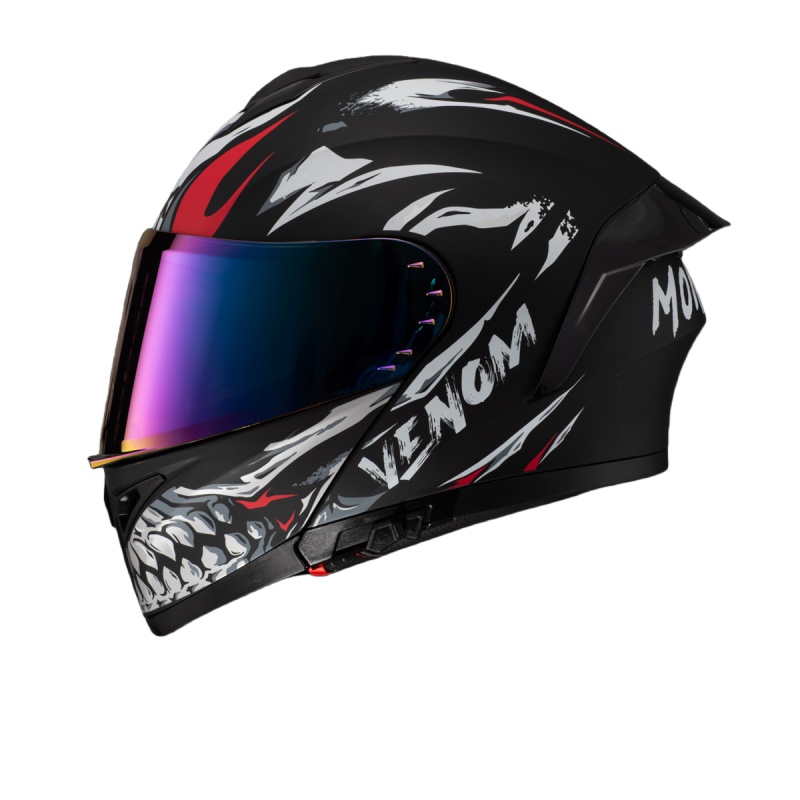Casque de moto homologué DOT à - Modular Flip Up Motorcycle Helmet Dot Approved avis et prix