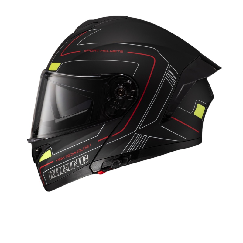 Casque de moto homologué DOT à - Modular Flip Up Motorcycle Helmet Dot Approved avis et prix