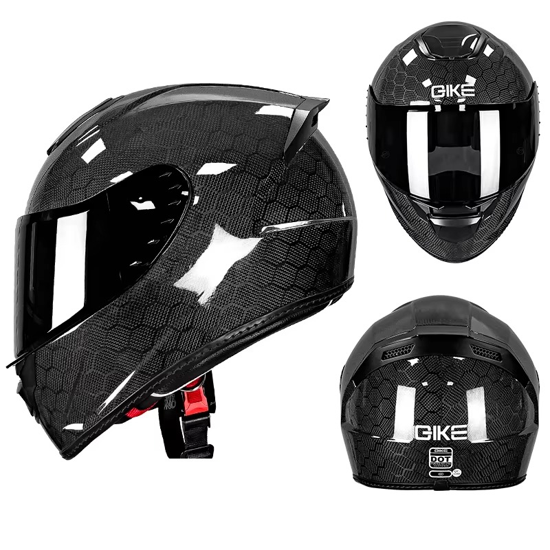 Casque de moto en fibre de car - Carbon Fiber Lightweight Motorcycle Helmet avis et prix