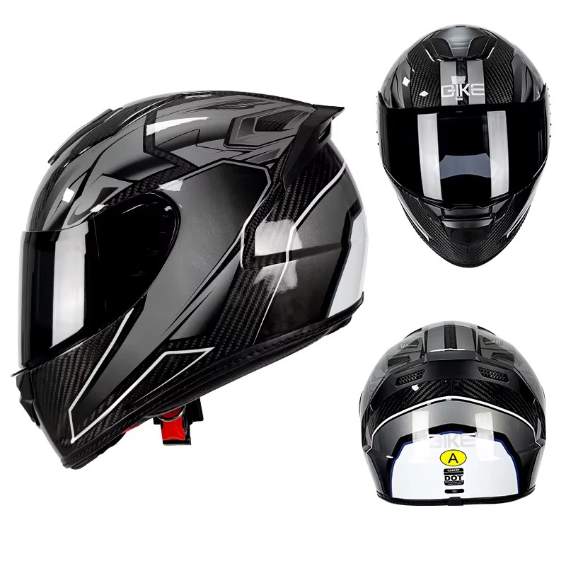 Casque de moto en fibre de car - Carbon Fiber Lightweight Motorcycle Helmet avis et prix
