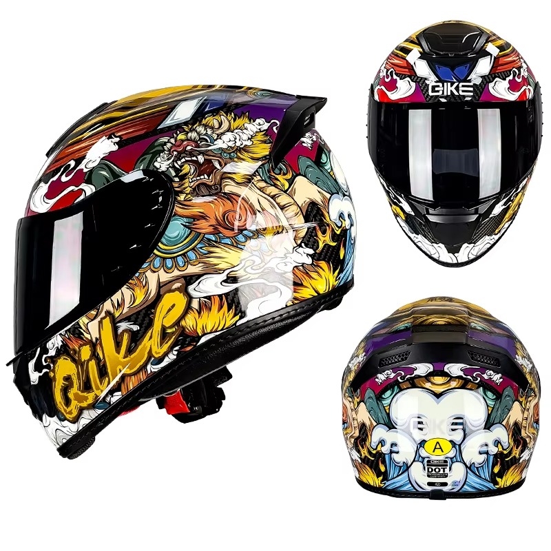 Casque de moto en fibre de car - Carbon Fiber Lightweight Motorcycle Helmet avis et prix