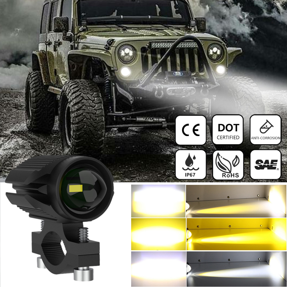 Feux de sauna à LED supplément - Universal Motorcycle Led Headlight Projector avis et prix