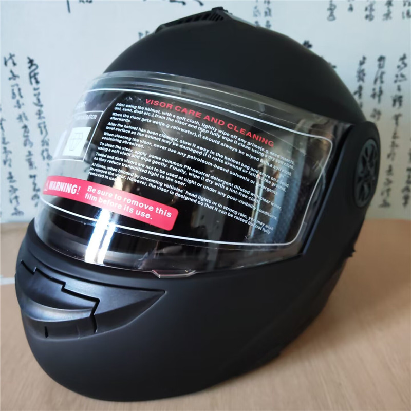Moto modulaire rabattable avec - Motorcycle Helmet Inner Sun Visor Lens avis et prix