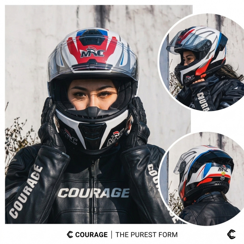 Casque de moto intégral modula - Dual Visor Motorcycle Racing Helmet avis et prix