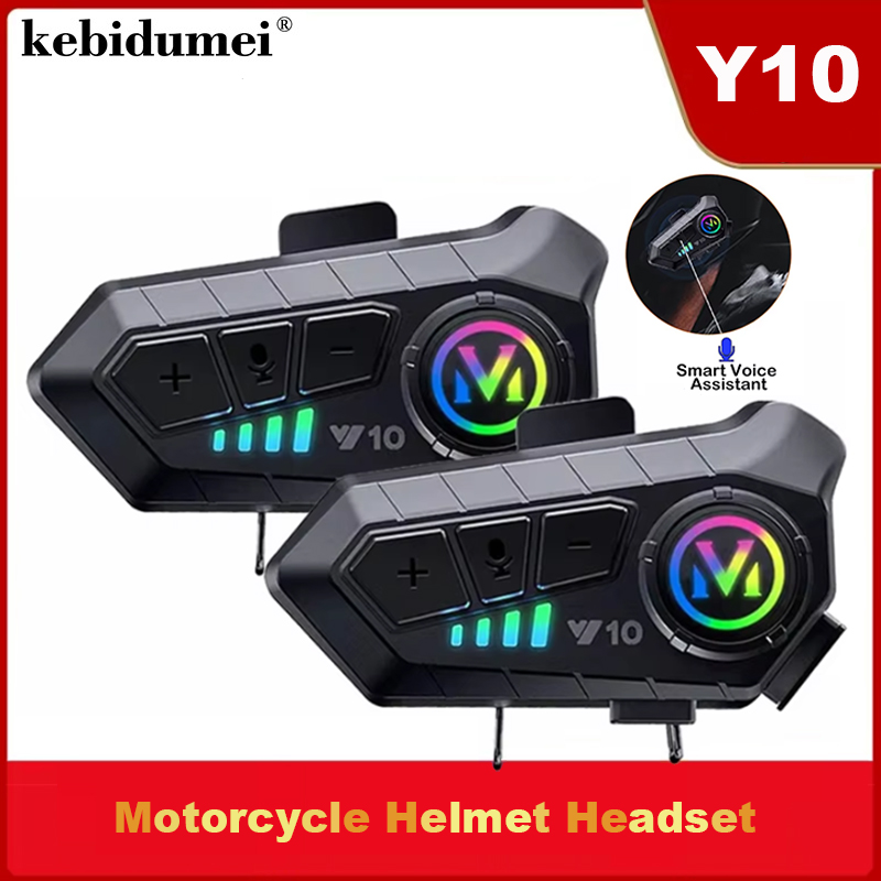 Casque Bluetooth 5.3 Y10, kit  - Full Face Motorcycle Helmet With Bluetooth avis et prix