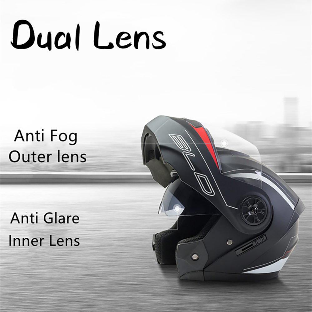 Casque Moto Cross à double obj - Dual Visor Motorcycle Racing Helmet avis et prix