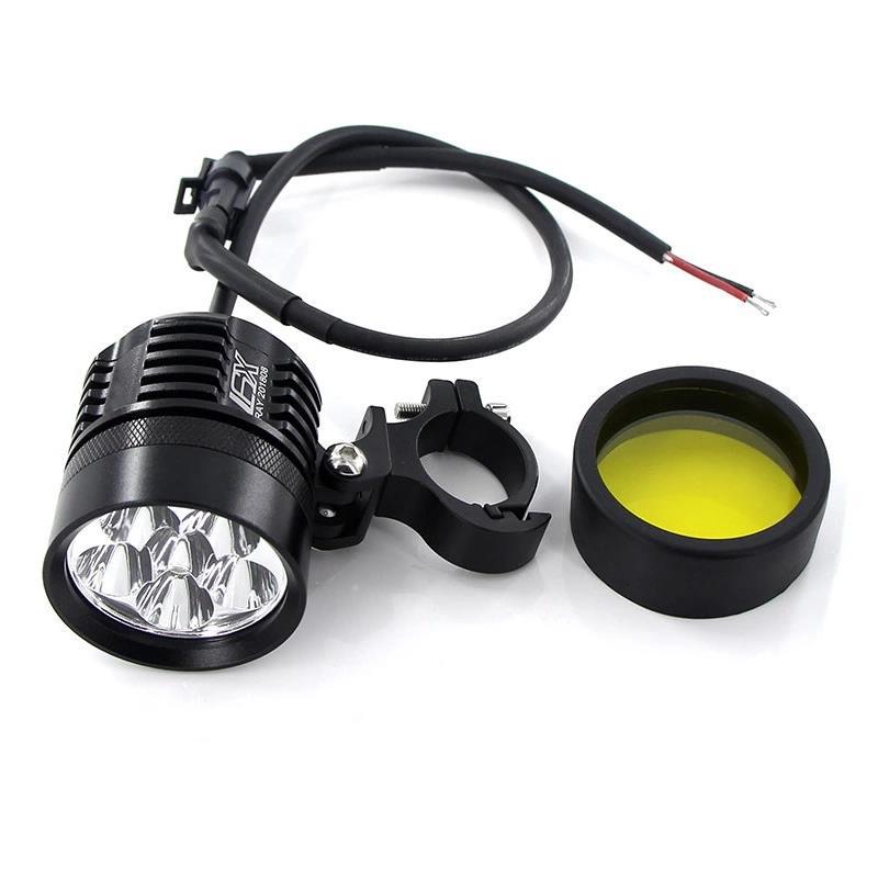 2PCS Phares LED universels L6X - Universal Motorcycle Led Headlight Projector avis et prix