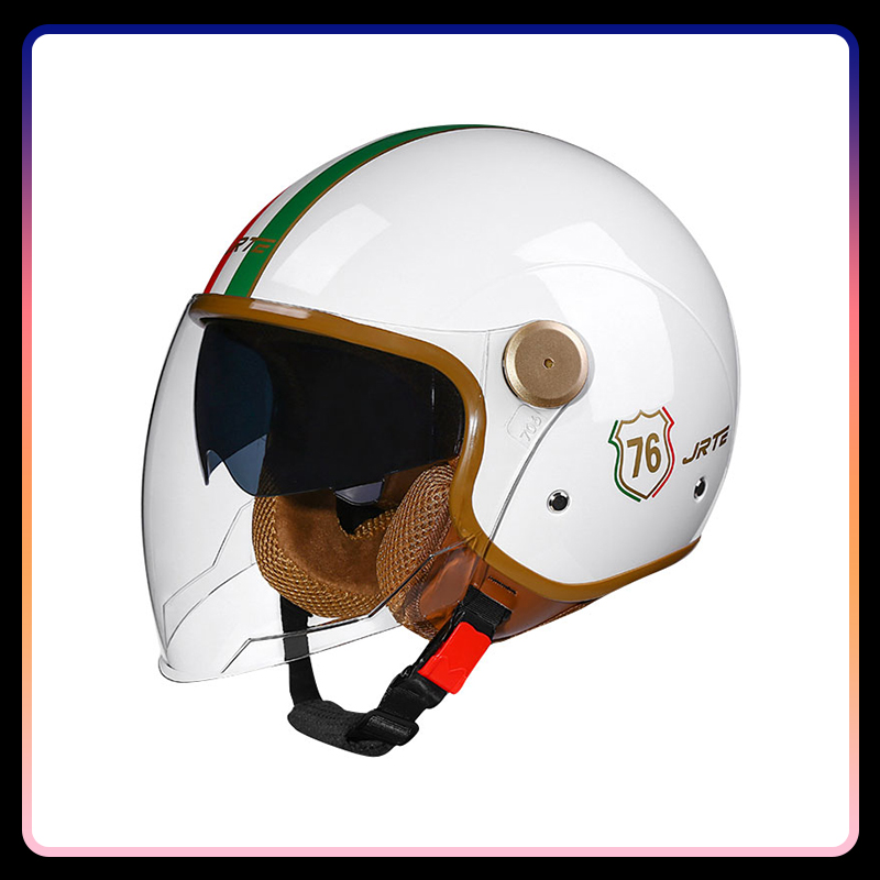 Casques semi-ouvert rétro appr - Vintage Open Face Retro Helmet avis et prix