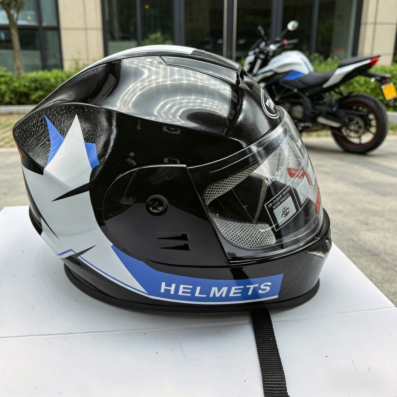 Casque de moto intégral double - Dual Visor Motorcycle Racing Helmet avis et prix