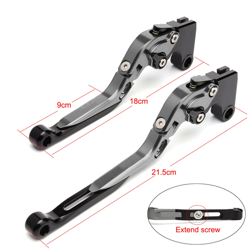Leviers de frein et d'embrayag - Cnc Aluminum Adjustable Brake Clutch Levers avis et prix