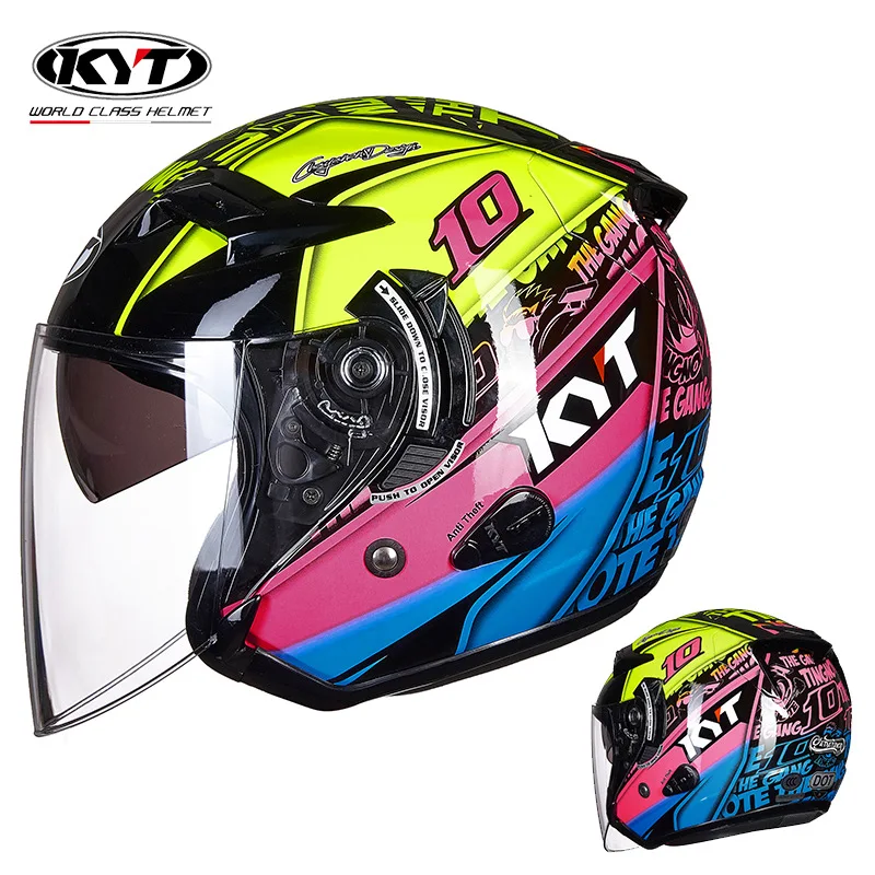 KYT-Casque de Moto Jet Vintage - Vintage Open Face Retro Helmet avis et prix