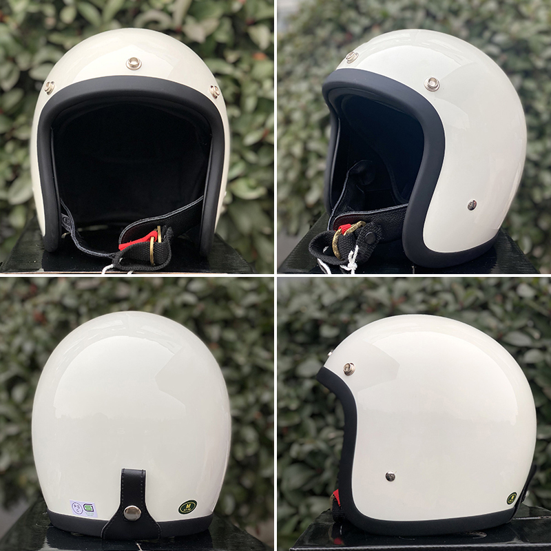 Casque de moto TT&COCASCOS Jet - Vintage Open Face Retro Helmet avis et prix