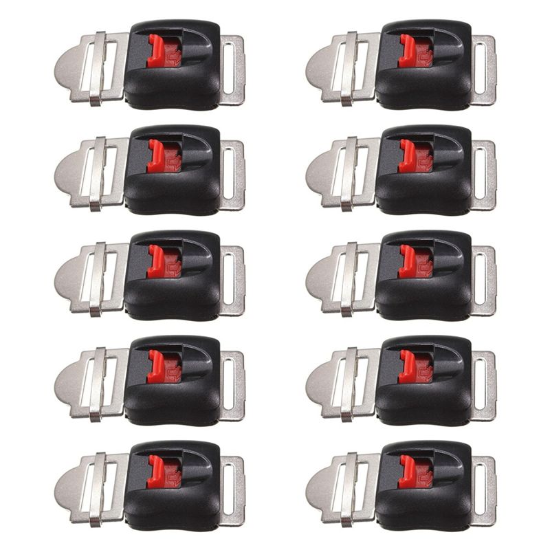 Lot de 10 attaches universelle - Quick Release Buckle Motorcycle Helmet avis et prix