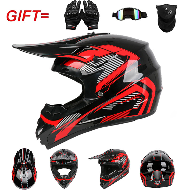 Casque de moto tout-terrain in - Off Road Motocross Helmet Goggles Set avis et prix