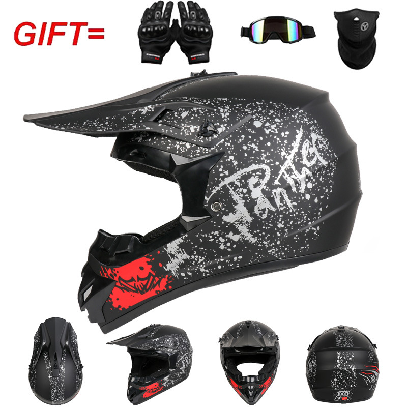 Casque de moto tout-terrain in - Off Road Motocross Helmet Goggles Set avis et prix