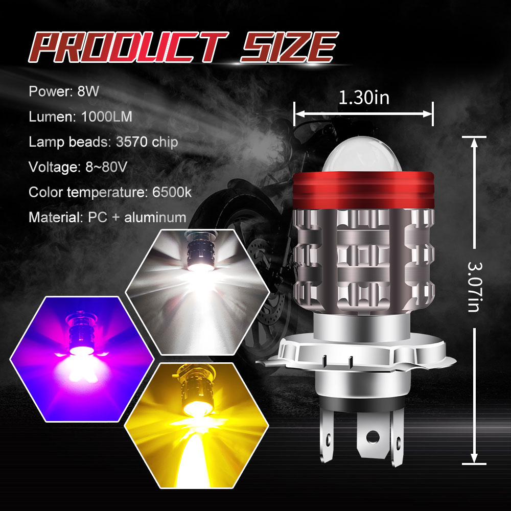 Ampoule LED universelle pour m - Universal Motorcycle Led Headlight Projector avis et prix