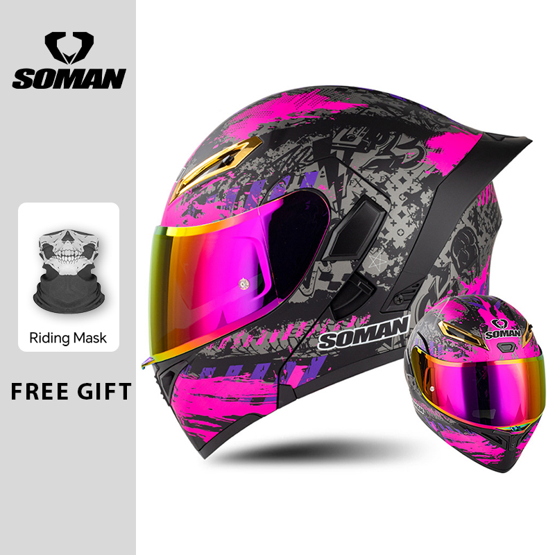 Casques de moto rabattables à  - Modular Flip Up Motorcycle Helmet Dot Approved avis et prix
