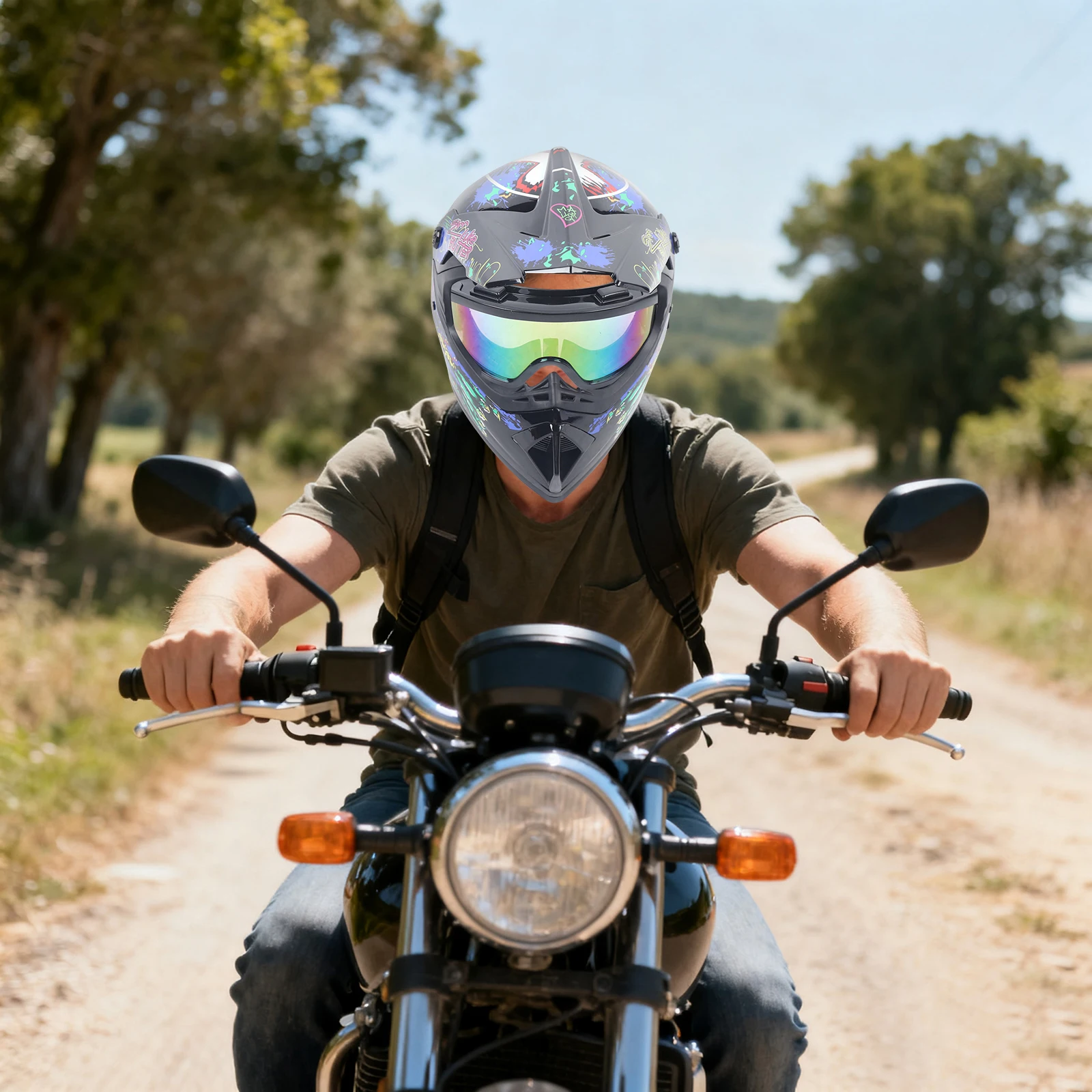 Kit de casque de motocross, ca - Off Road Motocross Helmet Goggles Set avis et prix