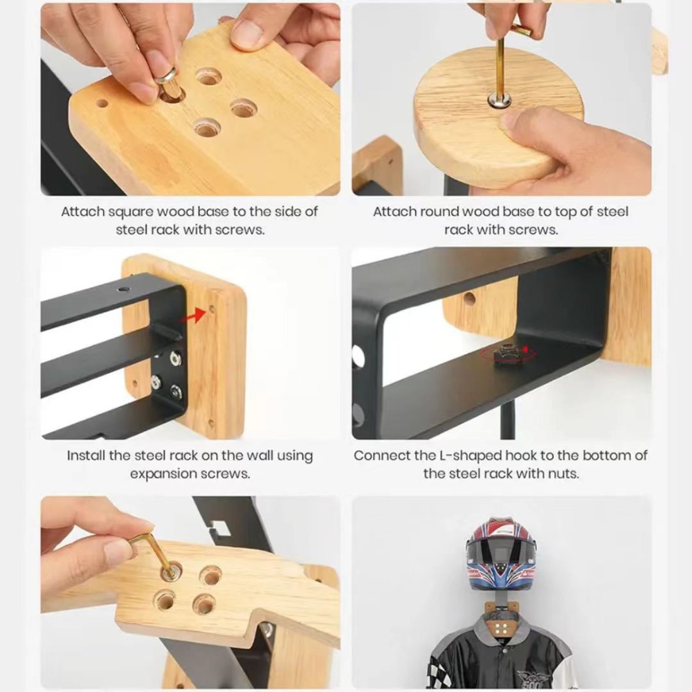 Support mural robuste pour équ - Motorcycle Helmets avis et prix