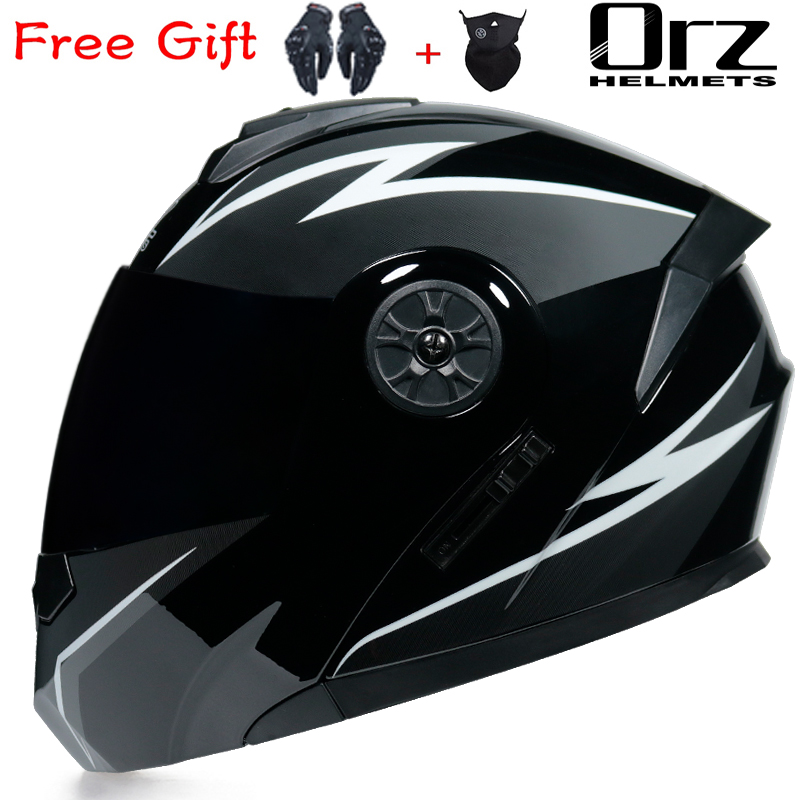 Casque de moto modulaire ORZ-1 - Modular Flip Up Motorcycle Helmet Dot Approved avis et prix