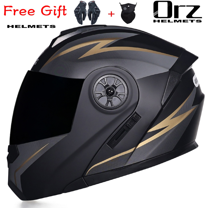 Casque de moto modulaire ORZ-1 - Modular Flip Up Motorcycle Helmet Dot Approved avis et prix