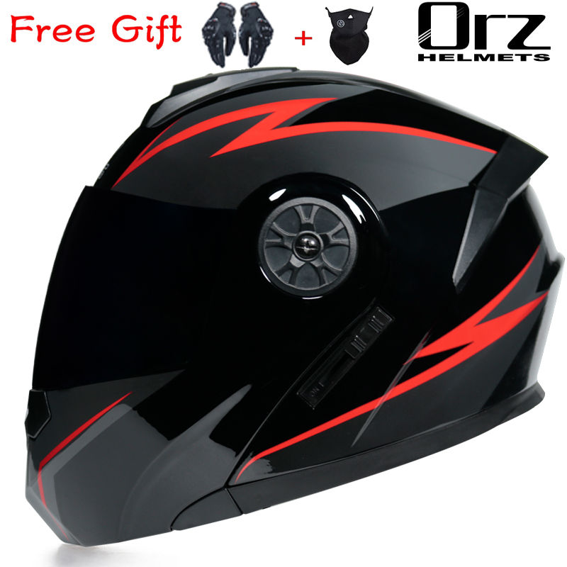 Casque de moto modulaire ORZ-1 - Modular Flip Up Motorcycle Helmet Dot Approved avis et prix