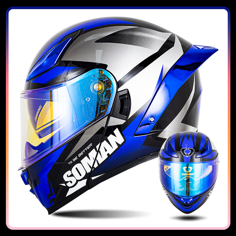 Casque de Moto pour hommes cas - Modular Flip Up Motorcycle Helmet Dot Approved avis et prix