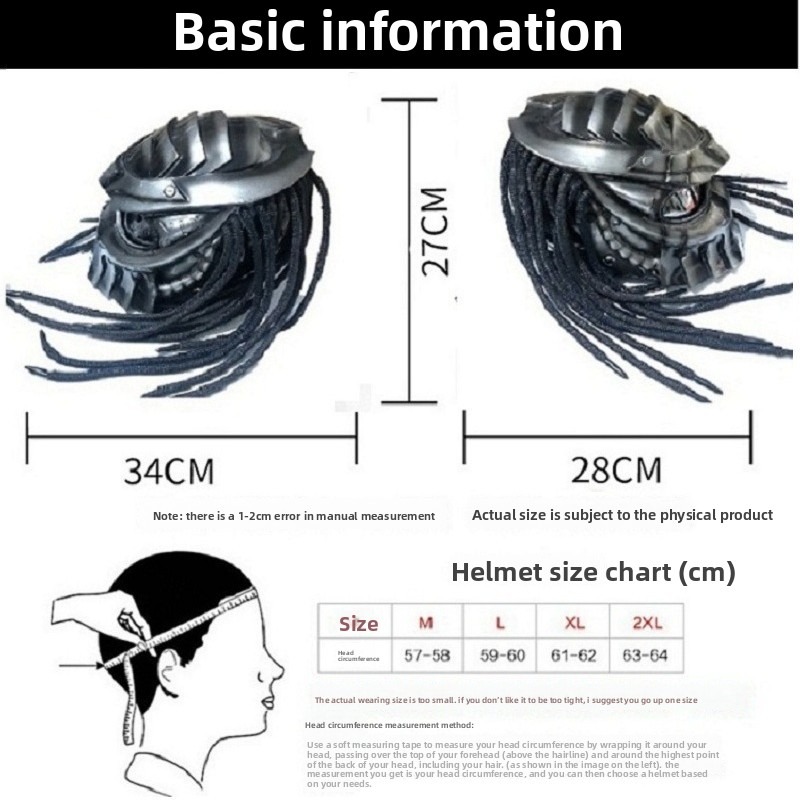 Casque de moto intégral Airo N - Custom Predator Motorcycle Helmet avis et prix