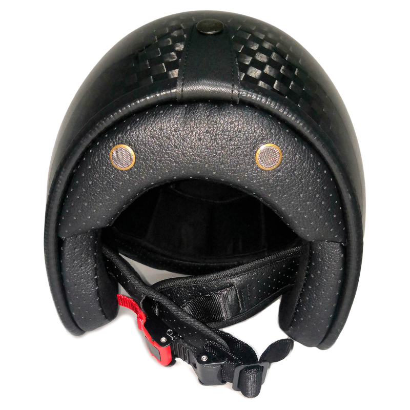 Casque ouvert rétro en Fiber D - Carbon Fiber Lightweight Motorcycle Helmet avis et prix