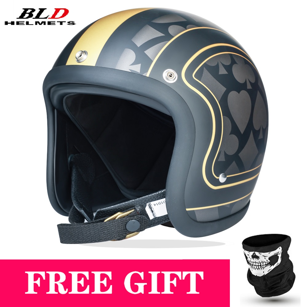 Profil bas japon corée Style m - Vintage Open Face Retro Helmet avis et prix