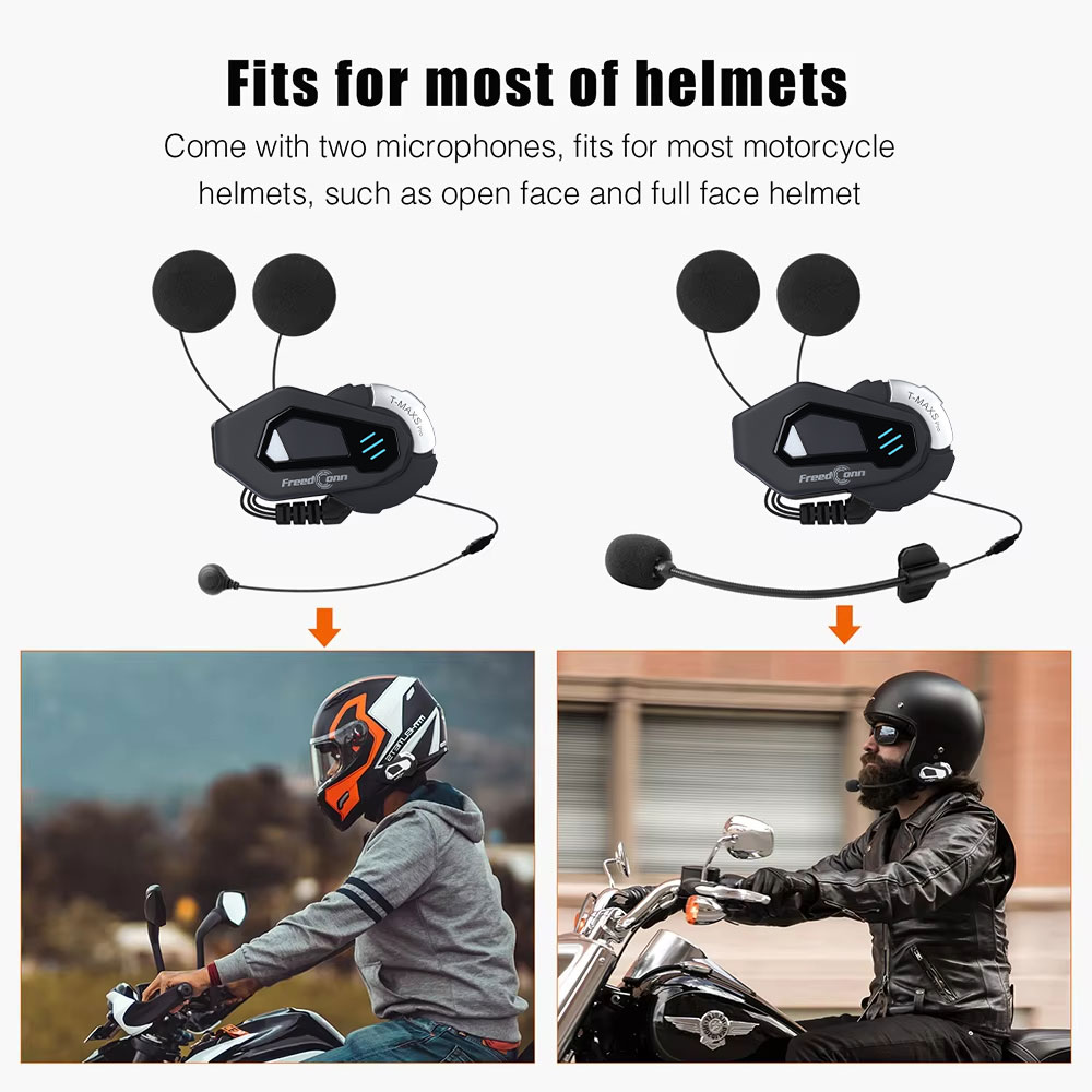 Intercom Bluetooth pour casque - Full Face Motorcycle Helmet With Bluetooth avis et prix