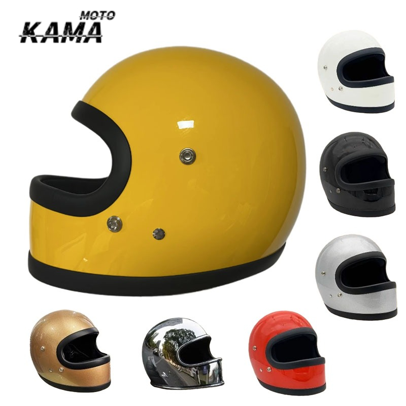 Casque De Moto rétro certifié  - Vintage Open Face Retro Helmet avis et prix