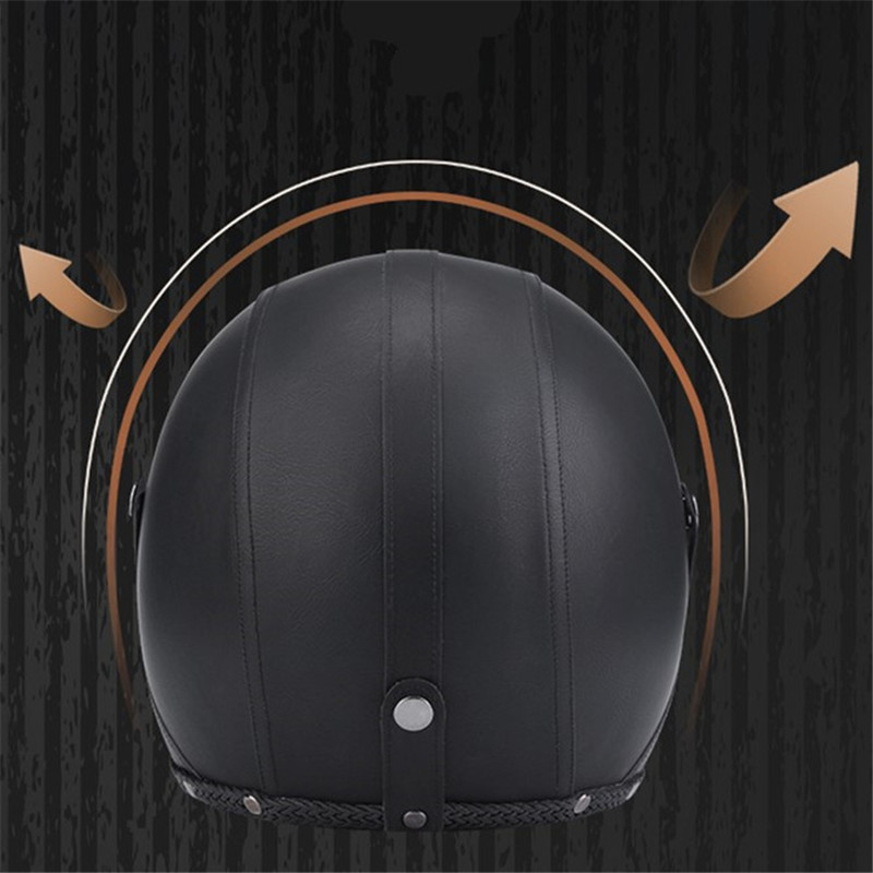 Casques de Moto rétro pour hom - Vintage Open Face Retro Helmet avis et prix